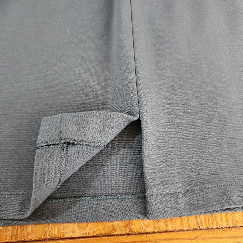 Lafayette 148 New York Blue Peplum Stretch Ponte Knit Dress Sz 16 Career Classic - Picture 9 of 14